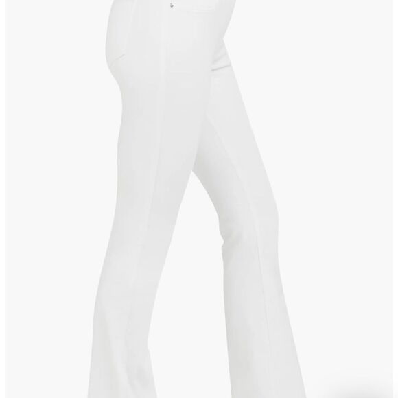 SPANX Flare White Jeans Reflect Your Style!  Size Large $148 - Picture 9 of 13